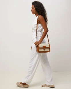 Bolso bandolera pequeño con solapa