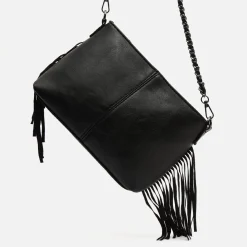 Bolso bandolera pequeño con flecos
