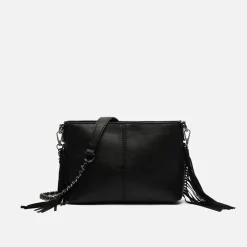 Bolso bandolera pequeño con flecos
