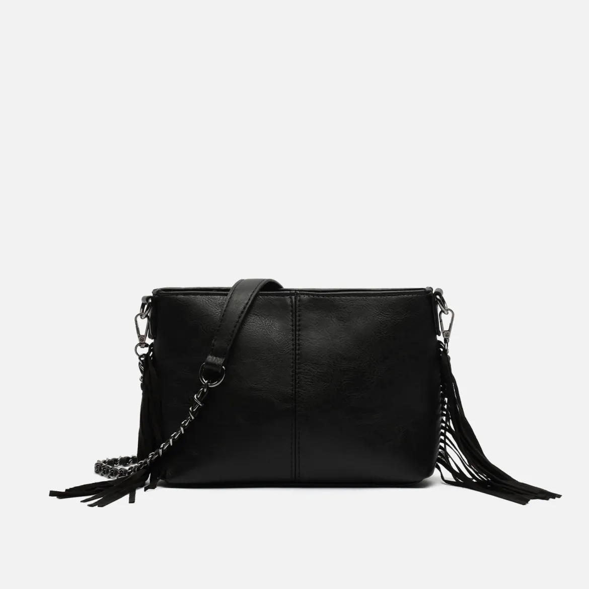 Bolso bandolera pequeño con flecos