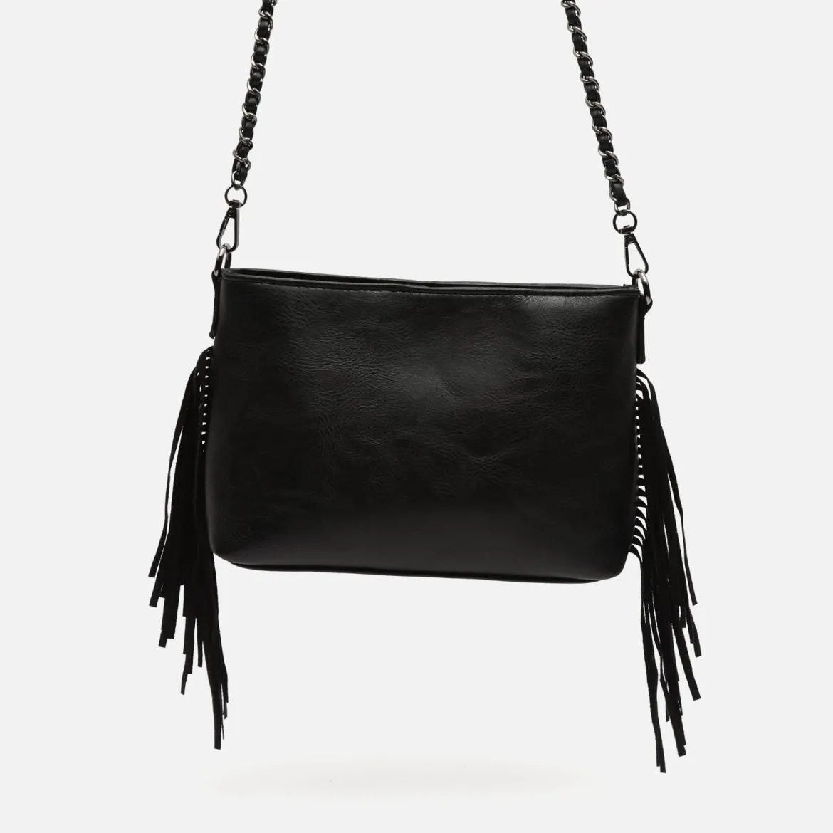 Bolso bandolera pequeño con flecos