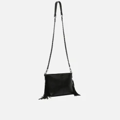 Bolso bandolera pequeño con flecos