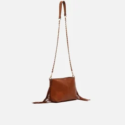 Bolso bandolera pequeño con flecos