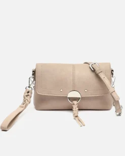 Bolso bandolera pequeño con solapa