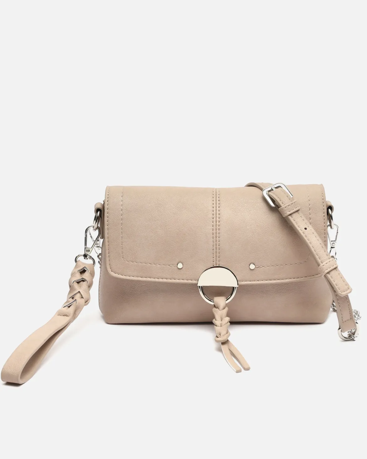 Bolso bandolera pequeño con solapa