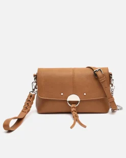 Bolso bandolera pequeño con solapa