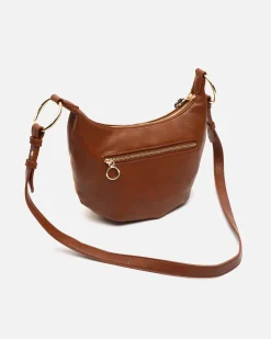 Bolso bandolera pequeño con estampado patchwork