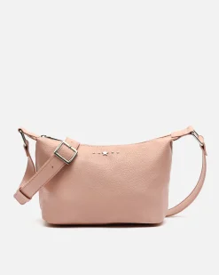 Bolso bandolera pequeño con detalles metálicos