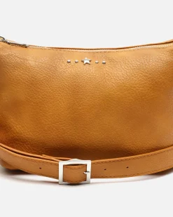 Bolso bandolera pequeño con detalles metálicos