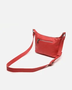 Bolso bandolera pequeño con detalles metálicos