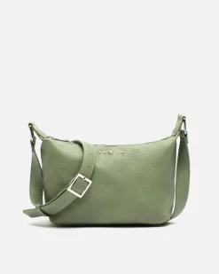 Bolso bandolera pequeño con detalles metálicos