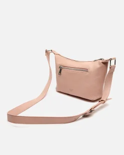 Bolso bandolera pequeño con detalles metálicos