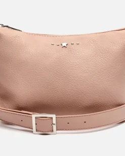 Bolso bandolera pequeño con detalles metálicos