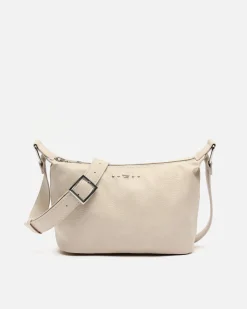Bolso bandolera pequeño con detalles metálicos