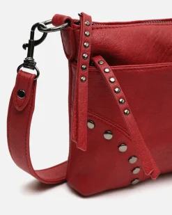 Bolso bandolera pequeño con detalles metálicos