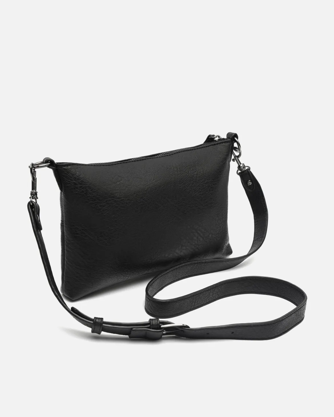 Bolso bandolera pequeño con detalles metálicos