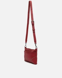 Bolso bandolera pequeño con detalles metálicos