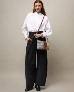 Bolso bandolera pequeño estampado jacquard