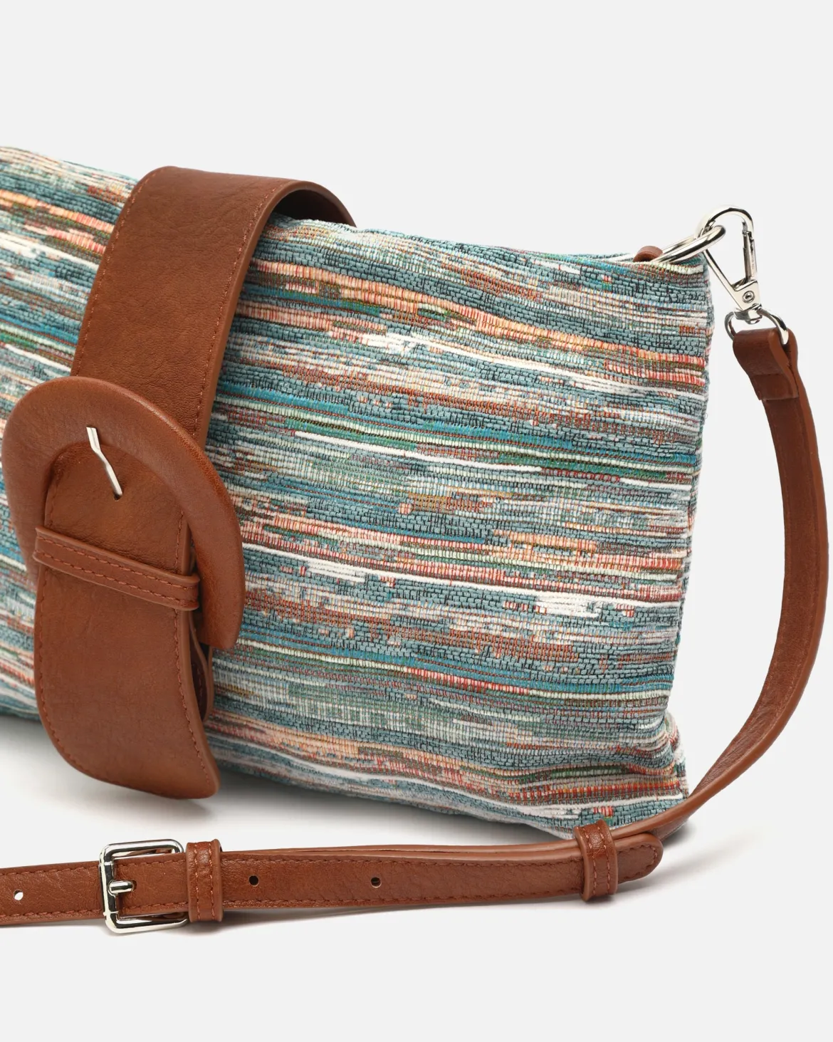 Bolso bandolera pequeño estampado jacquard