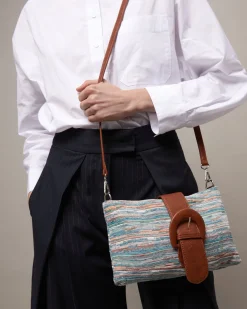 Bolso bandolera pequeño estampado jacquard