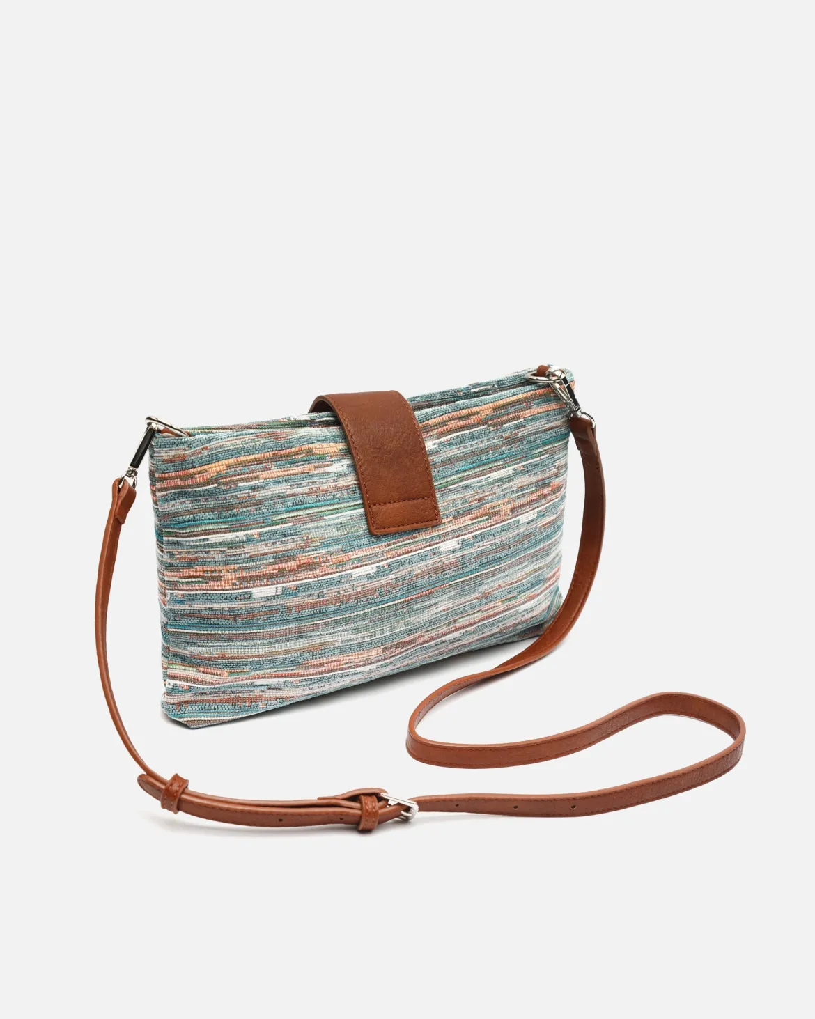 Bolso bandolera pequeño estampado jacquard