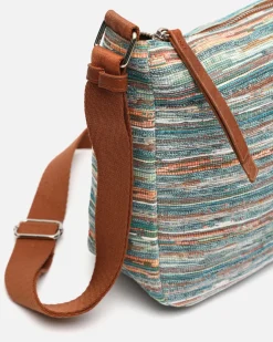 Bolso bandolera pequeño estampado jacquard