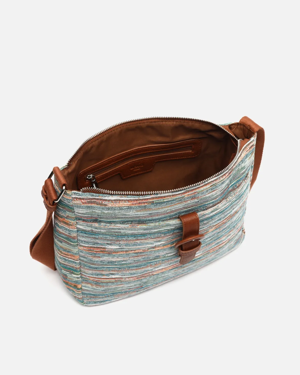 Bolso bandolera pequeño estampado jacquard