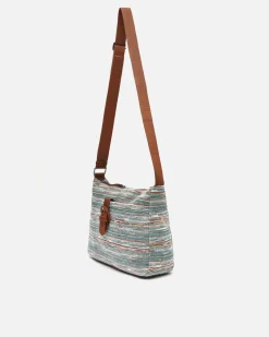 Bolso bandolera pequeño estampado jacquard