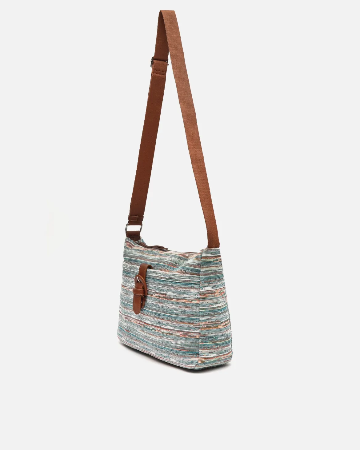 Bolso bandolera pequeño estampado jacquard