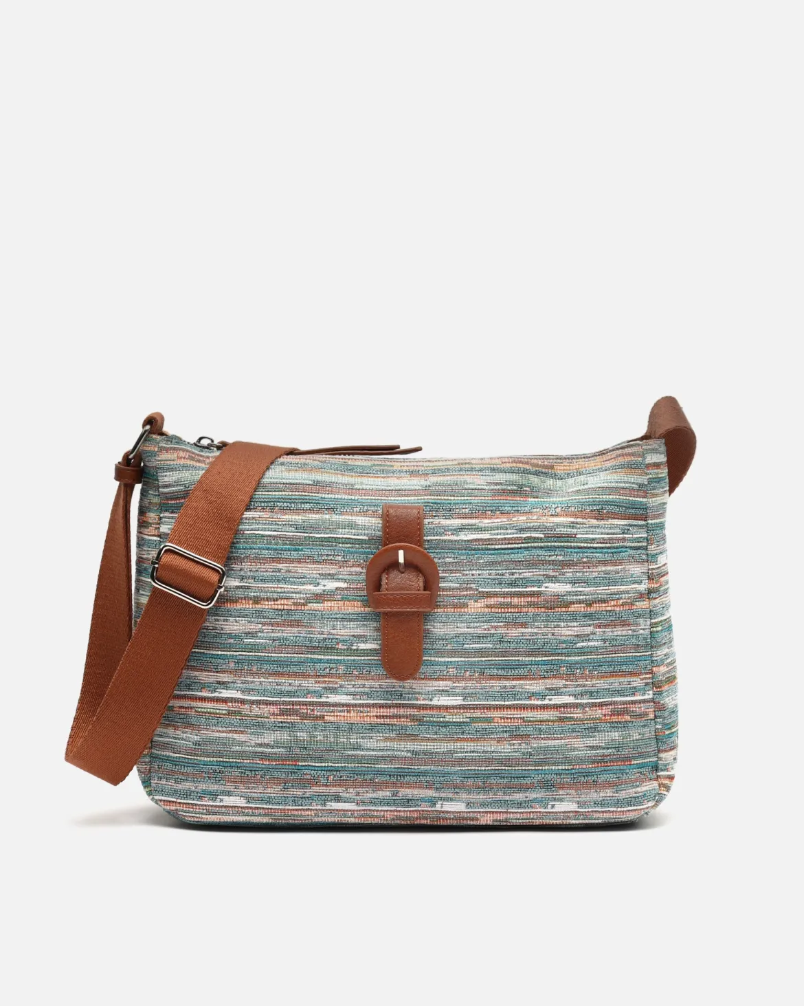 Bolso bandolera pequeño estampado jacquard