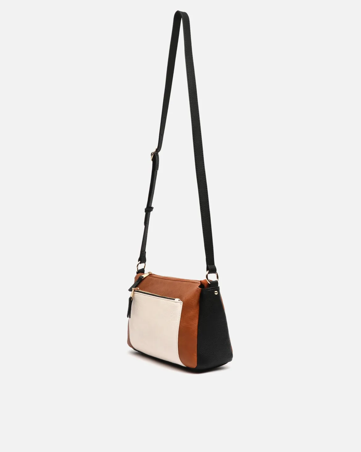 Bolso bandolera pequeño tricolor