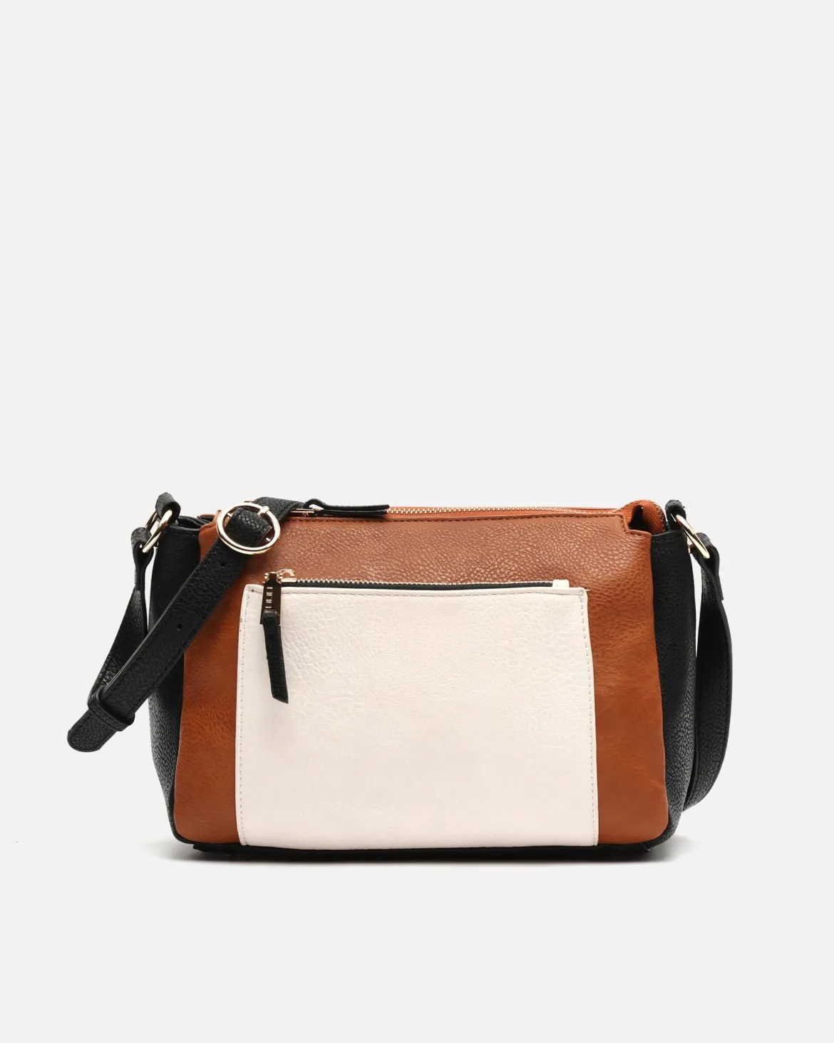 Bolso bandolera pequeño tricolor