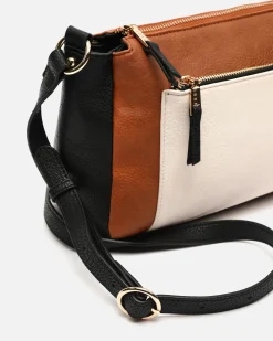 Bolso bandolera pequeño tricolor