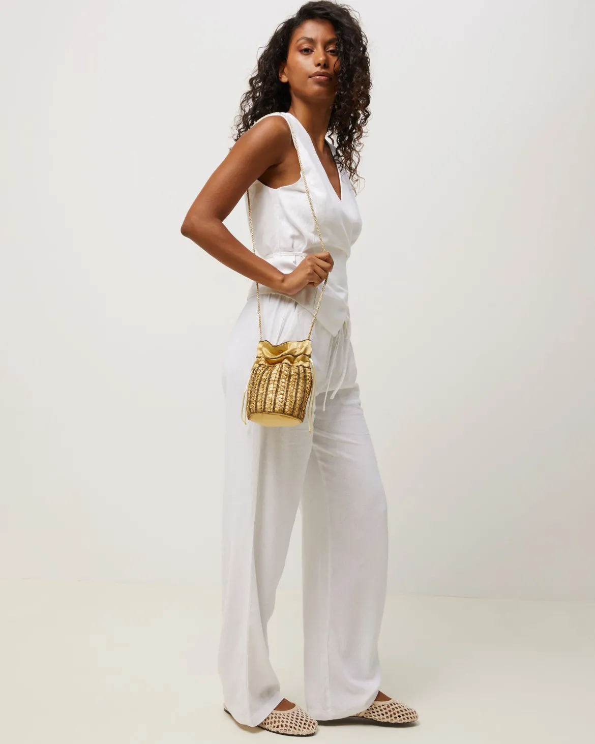 Bolso de fiesta con abalorios