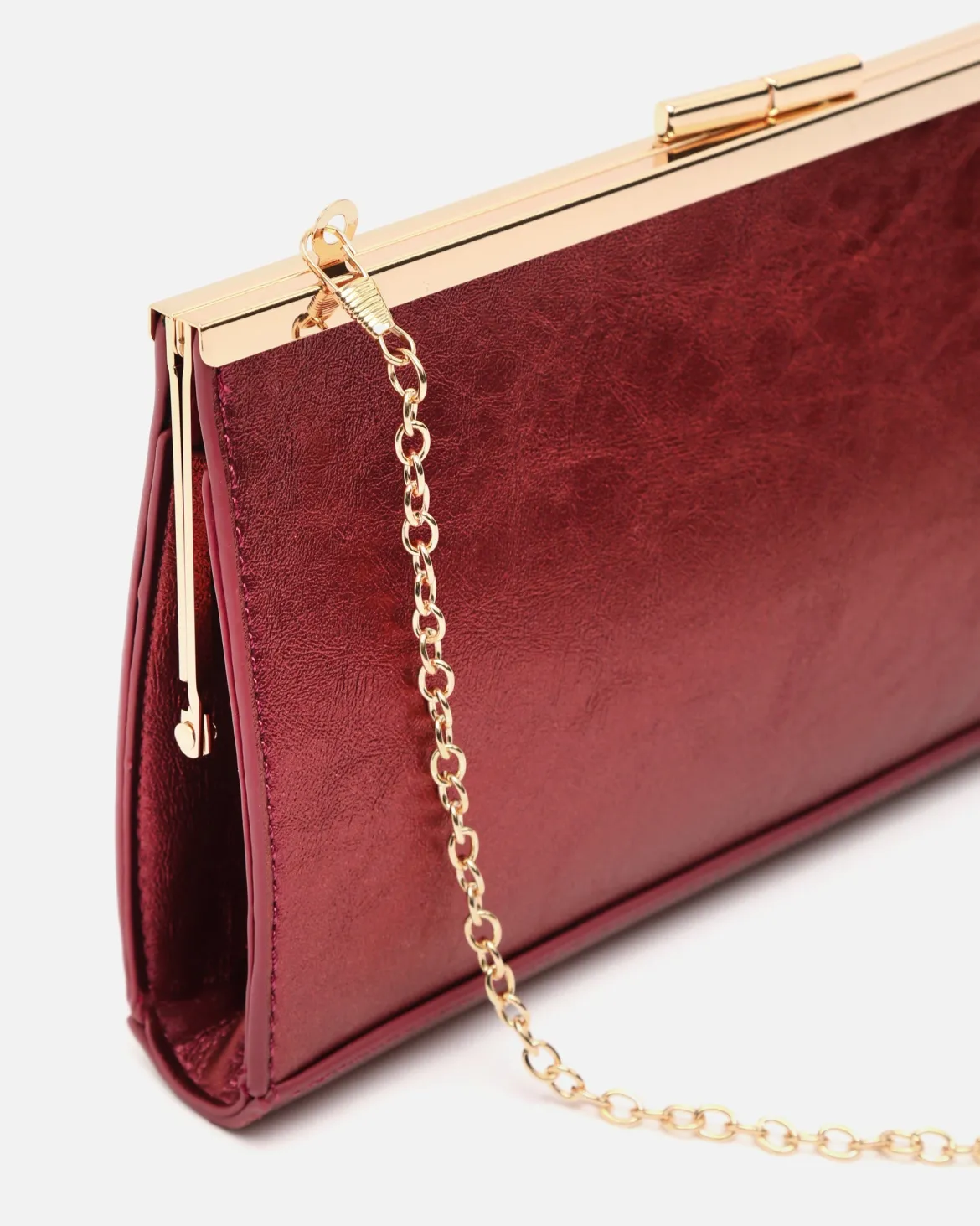 Bolso de fiesta pequeño con asa bandolera de cadena