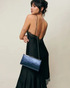 Bolso de fiesta pequeño con asa bandolera de cadena