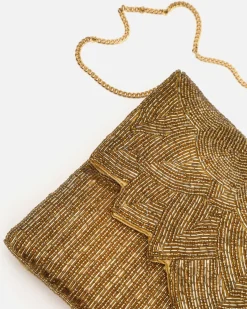 Bolso de fiesta pequeño con abalorios