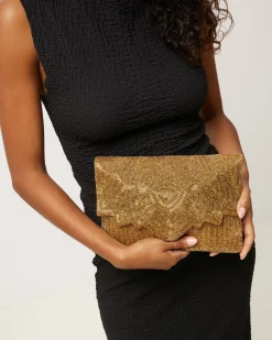 Bolso de fiesta pequeño con abalorios