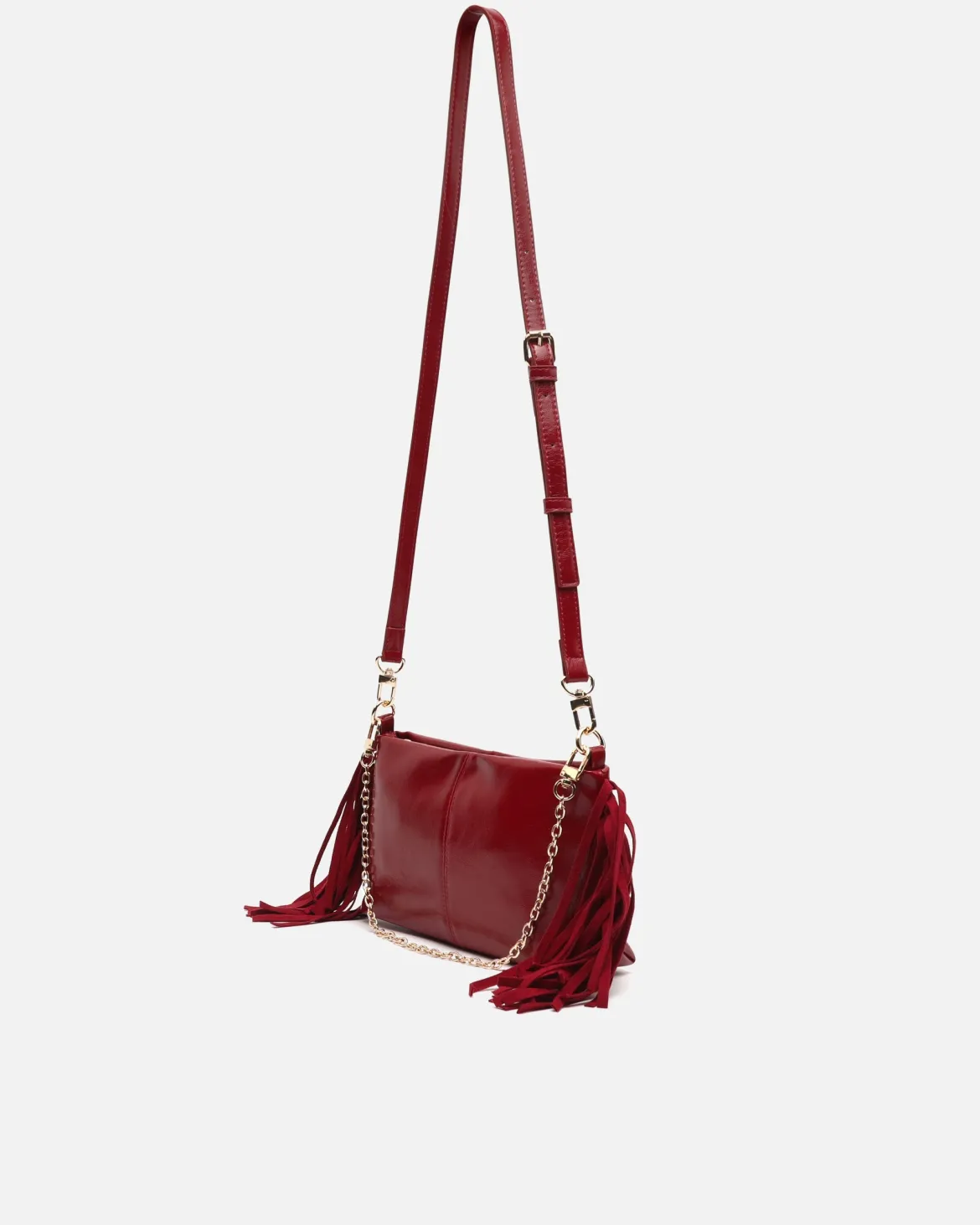 Bolso de fiesta pequeño con flecos