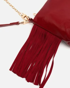 Bolso de fiesta pequeño con flecos