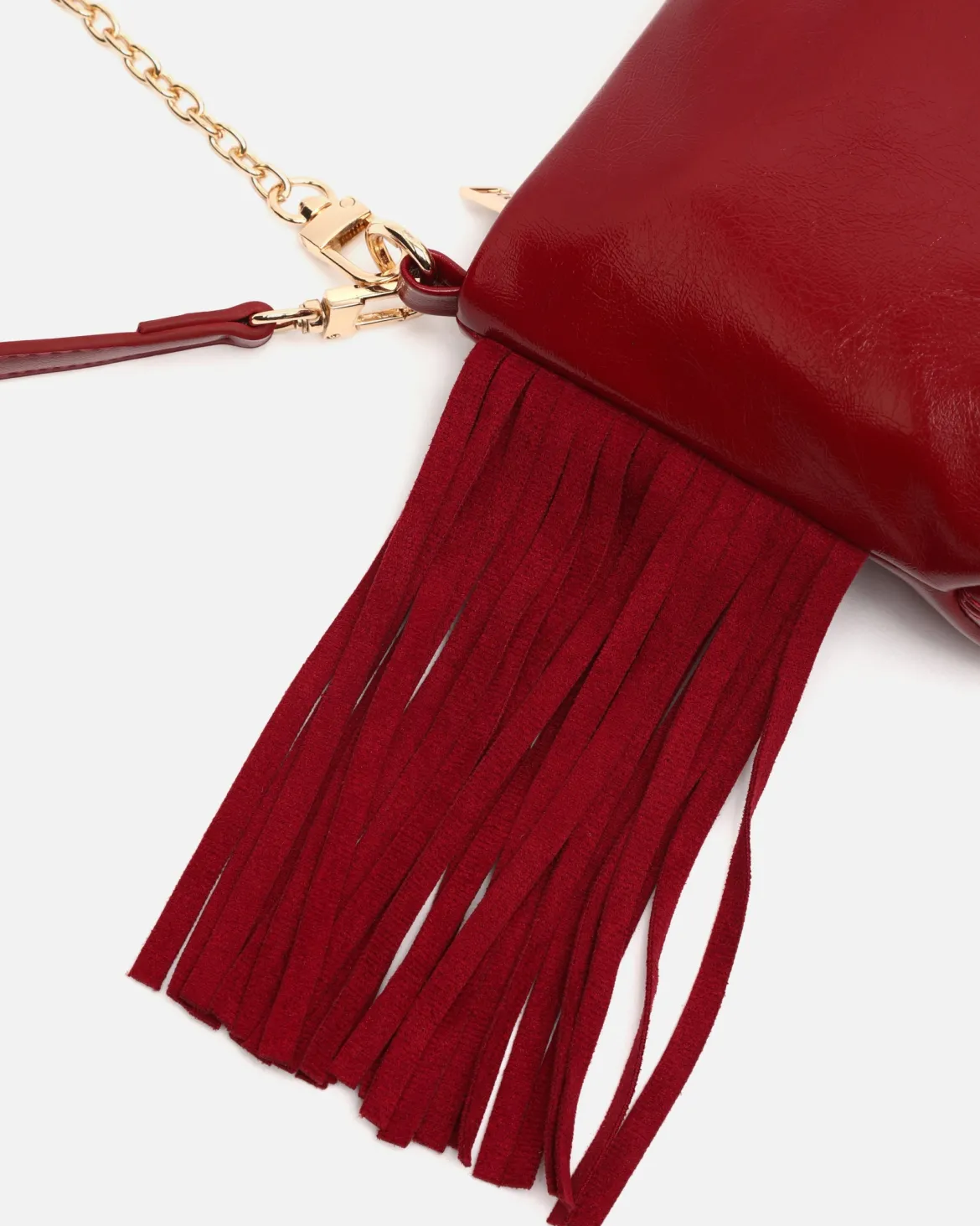 Bolso de fiesta pequeño con flecos