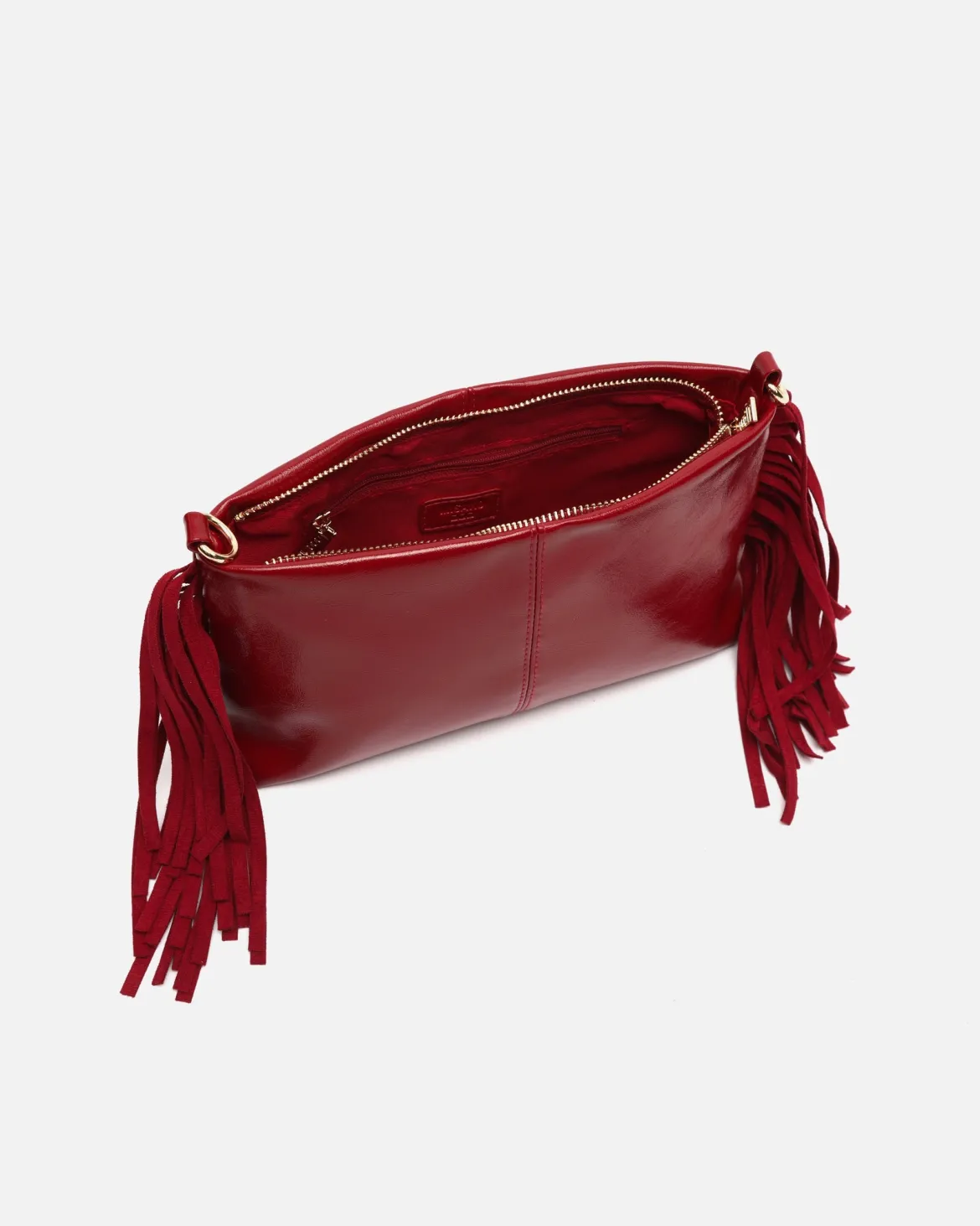 Bolso de fiesta pequeño con flecos
