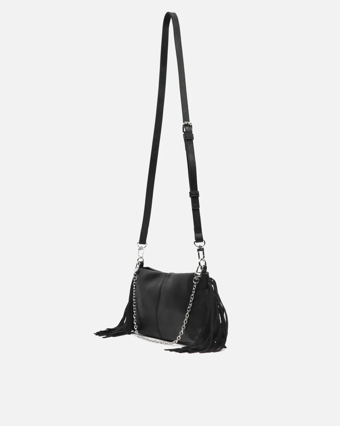 Bolso de fiesta pequeño con flecos