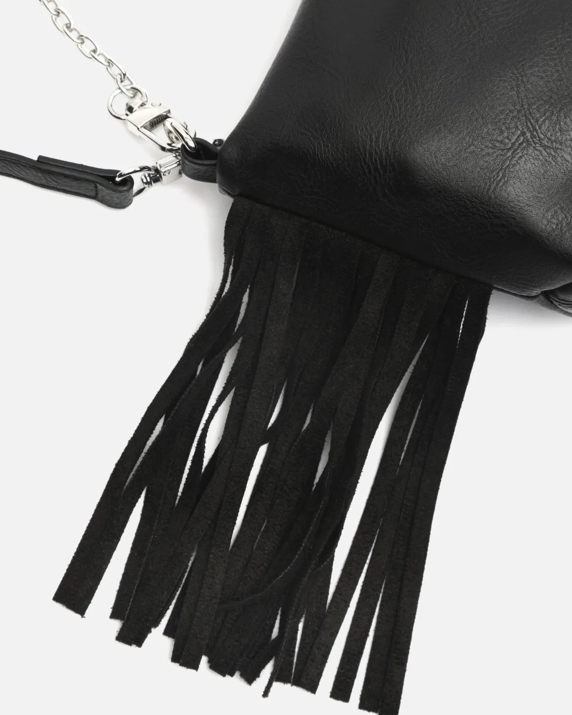 Bolso de fiesta pequeño con flecos