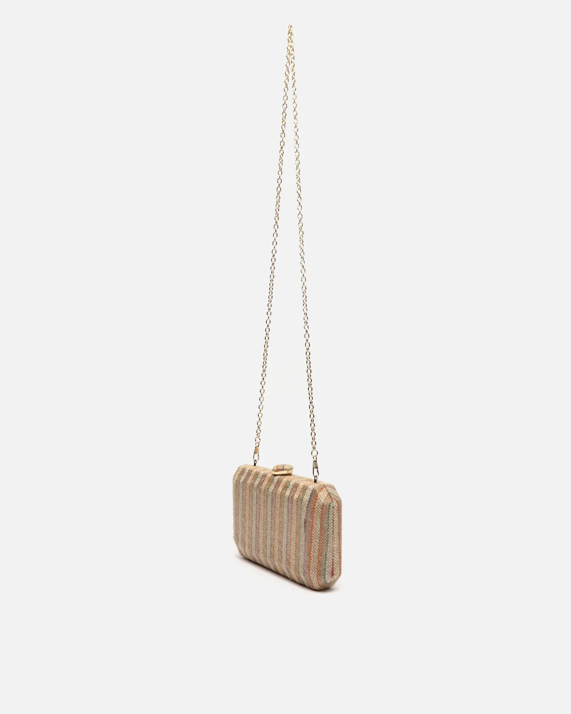 Bolso de fiesta pequeño efecto rafia