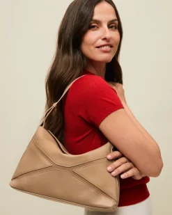 Bolso de hombro con asa bandolera extraíble