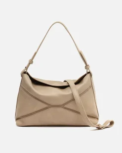 Bolso de hombro con asa bandolera extraíble