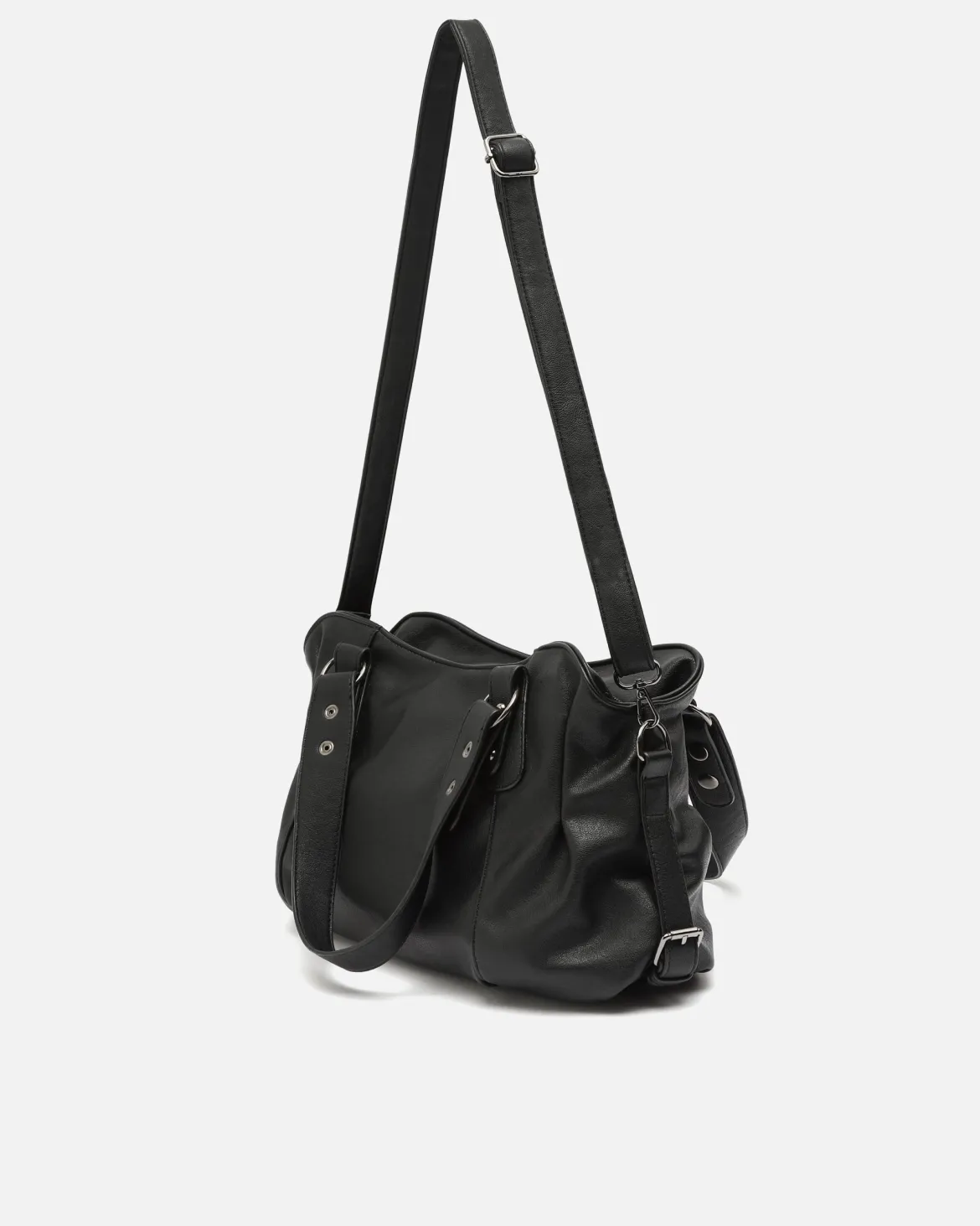 Bolso de hombro con asa bandolera extraíble