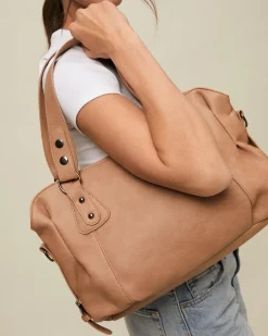 Bolso de hombro con asa bandolera extraíble