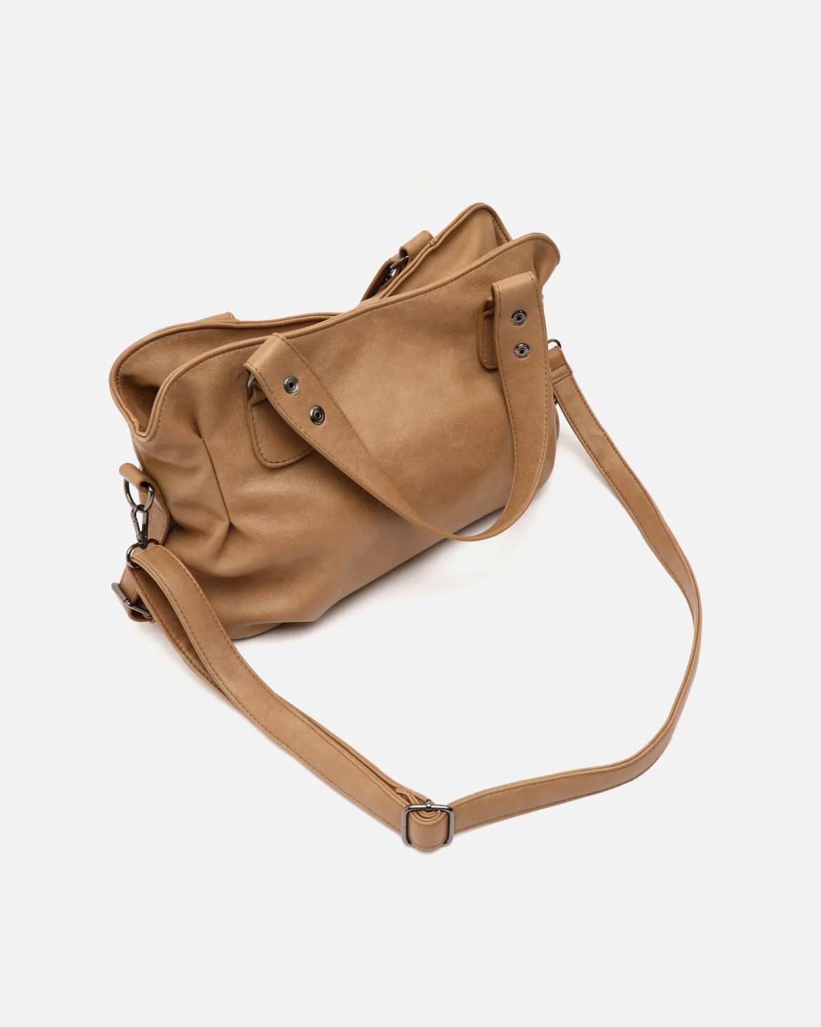 Bolso de hombro con asa bandolera extraíble